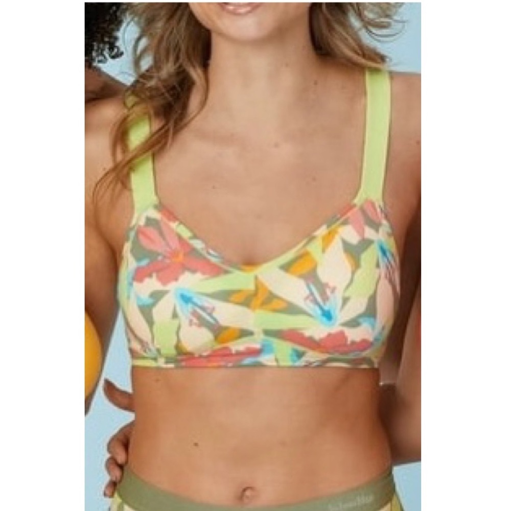 Kindly Yours Women's Comfort Modal Lounge Pullover Bra Tropical Floral Size XL - Picture 16 of 16